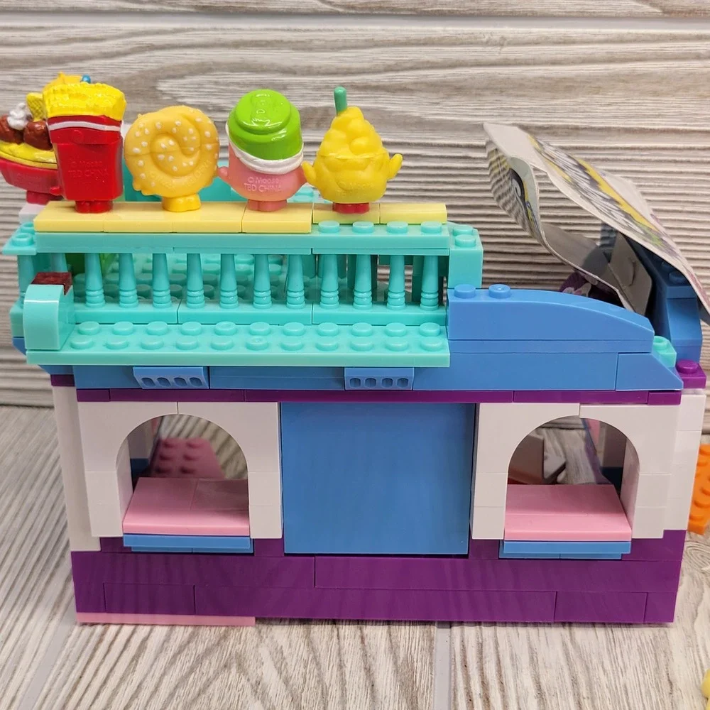 Shopkins Food Court Playset‎ Building Blocks Mini Figures For Parts Incomplete